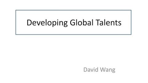 【全球化台商CEO高峰會】全球人才發展與培養 王冠軍顧問
